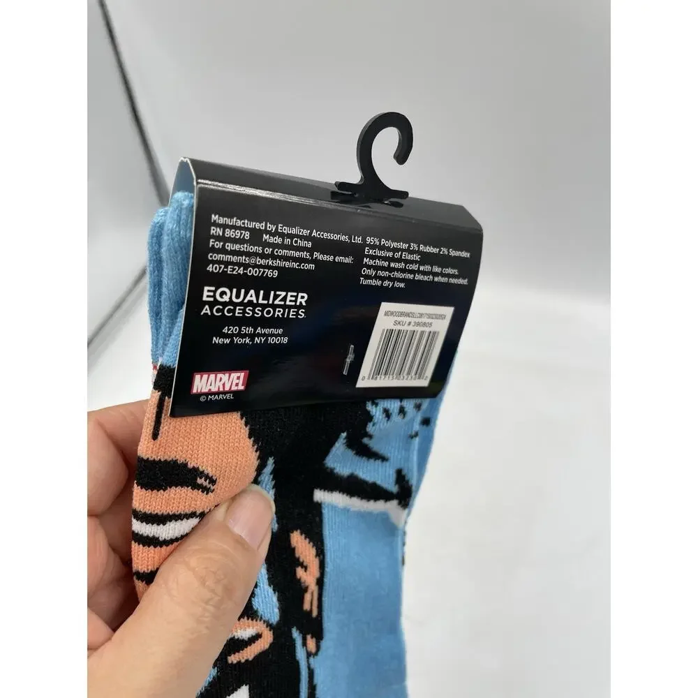 NWT Superhero Comics Adult Socks SIZE: 9-13